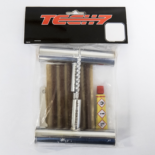 ATV Tyre repair kit T-reamer-plugs-glue-knife