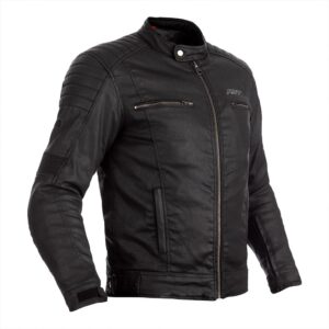 RST Brixton Wax CE Textile Road Jacket Black - Image 1