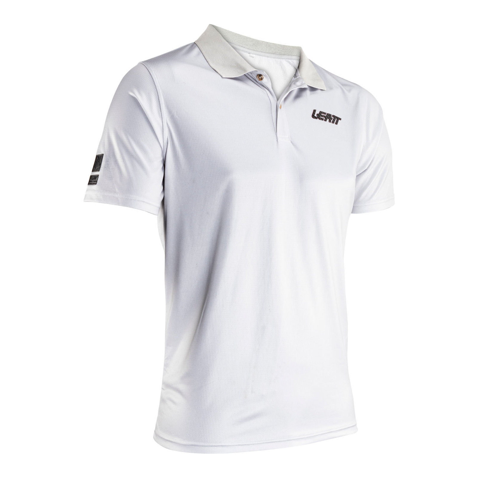 Leatt Team Short Polo Shirt - Steel - Image 1