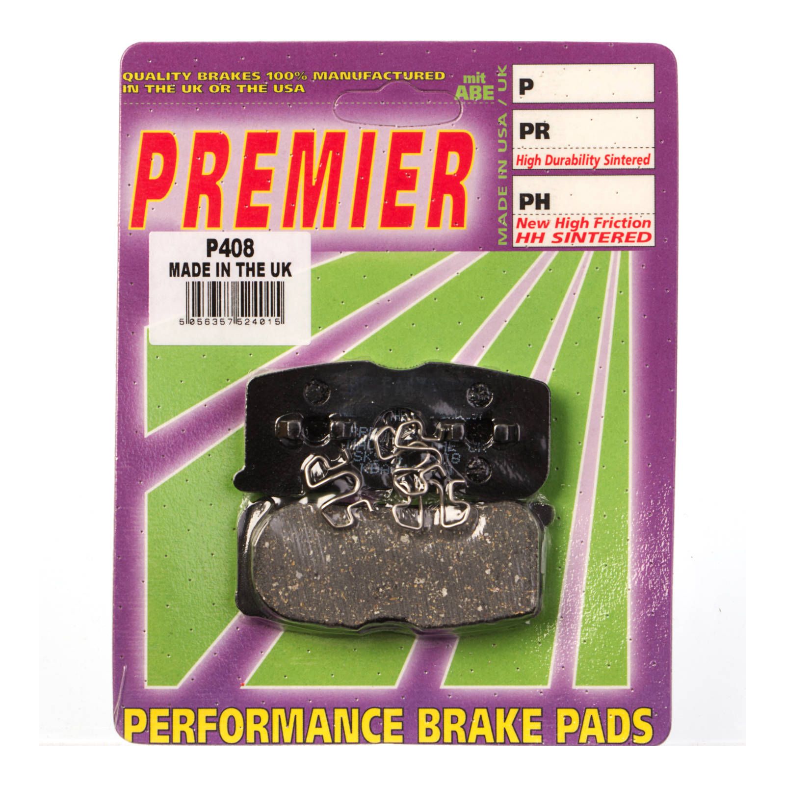 PREMIER BRAKE PADS P408 - CAN - Image 1