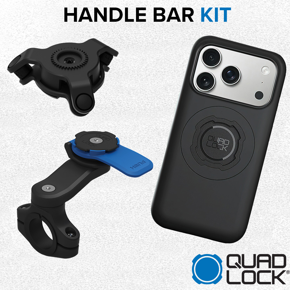 Quad Lock iPhone 17 Pro Handlebar Mount Kit