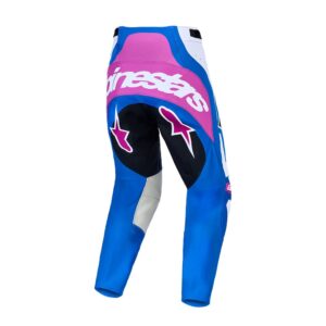 Alpinestars Techstar Maven Motocross Pants White/Hot Coral/Blithe Blue - Image 2