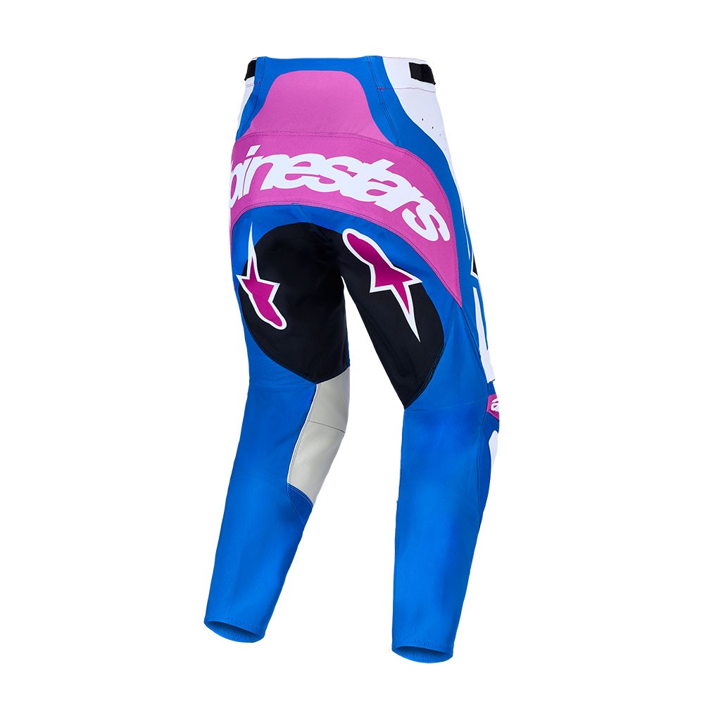 Alpinestars Techstar Maven Motocross Pants White/Hot Coral/Blithe Blue