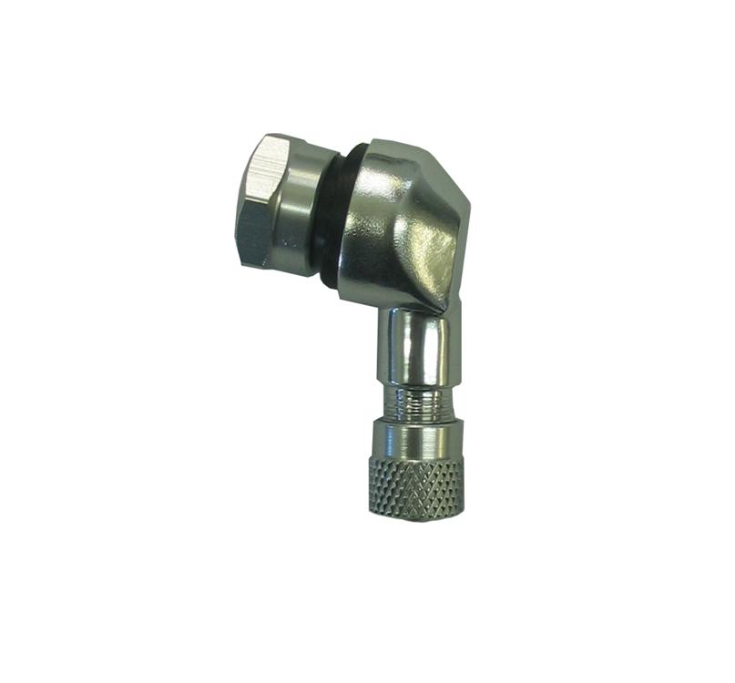 90 DEGREE VALVE STEM 8 MM SILVER