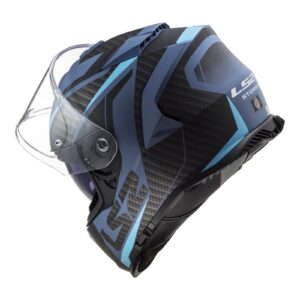 LS2 FF800 Storm II Racer Road Helmet Matte Blue - Image 3