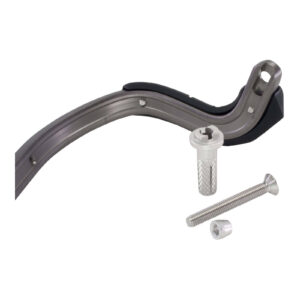 Zeta Pro Armor Bended Hand Guard - Titanium Colour - Image 4