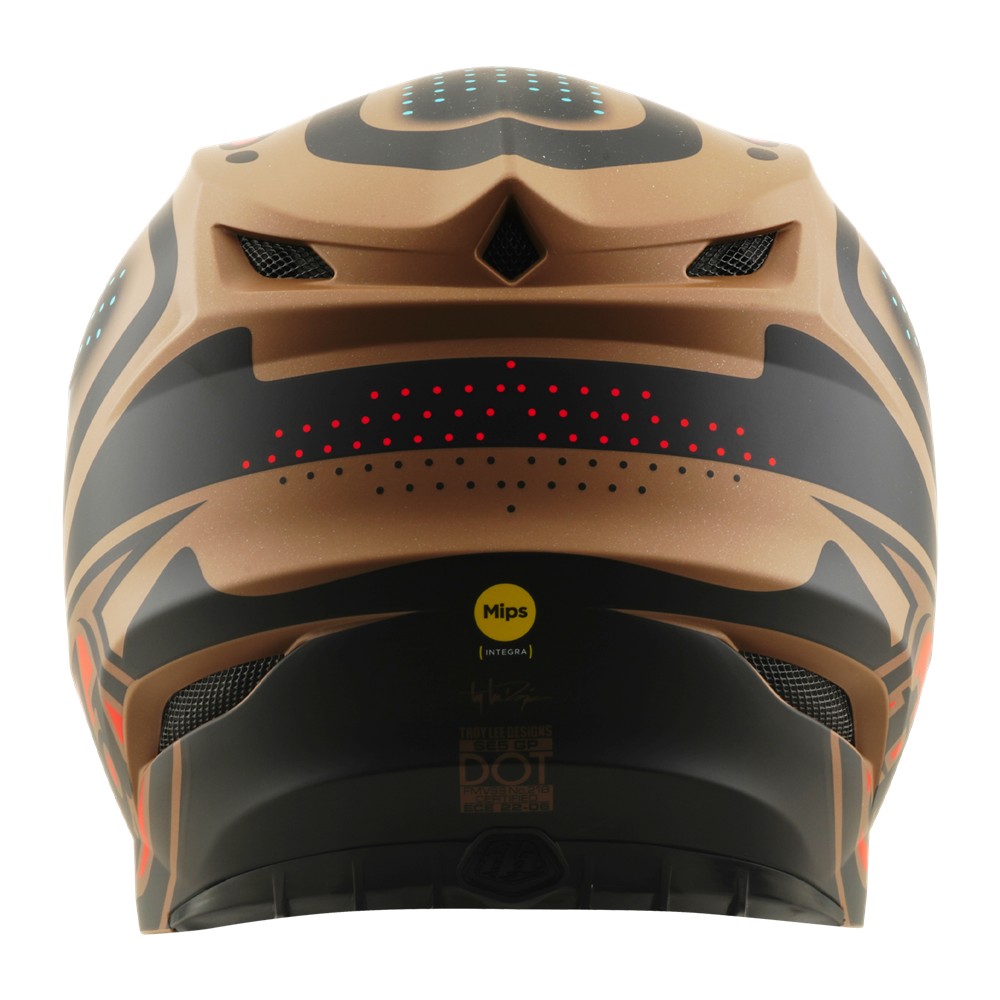Troy Lee Designs SE5 Polycarbonate Motocross Helmet The Line Sienna