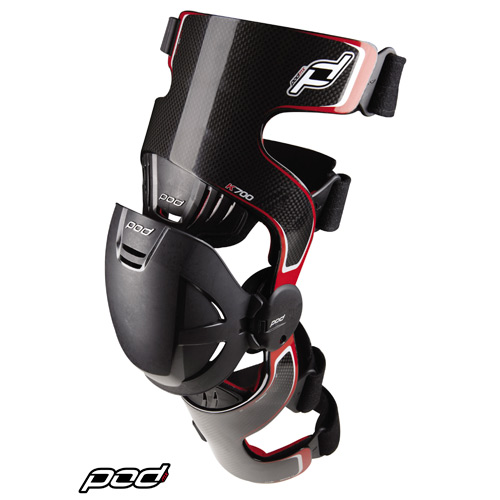 Knee Brace Pod K700 Black/Red Right
