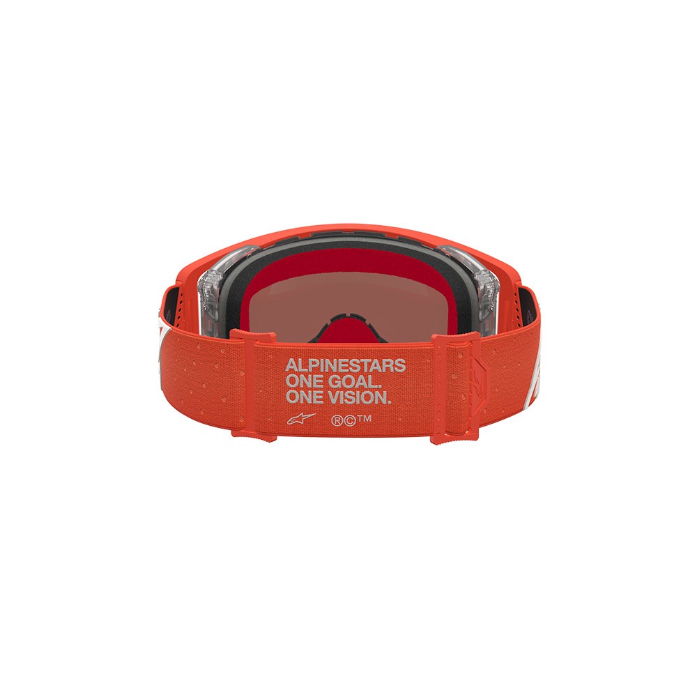 Alpinestars Supertech Vesta Motocross Goggles Orange/Silver Mirror Lens