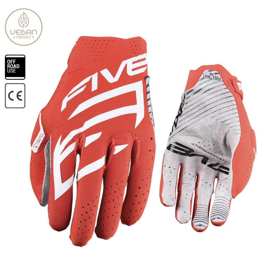 FIVE MXF RACE Motocross Gloves Red
