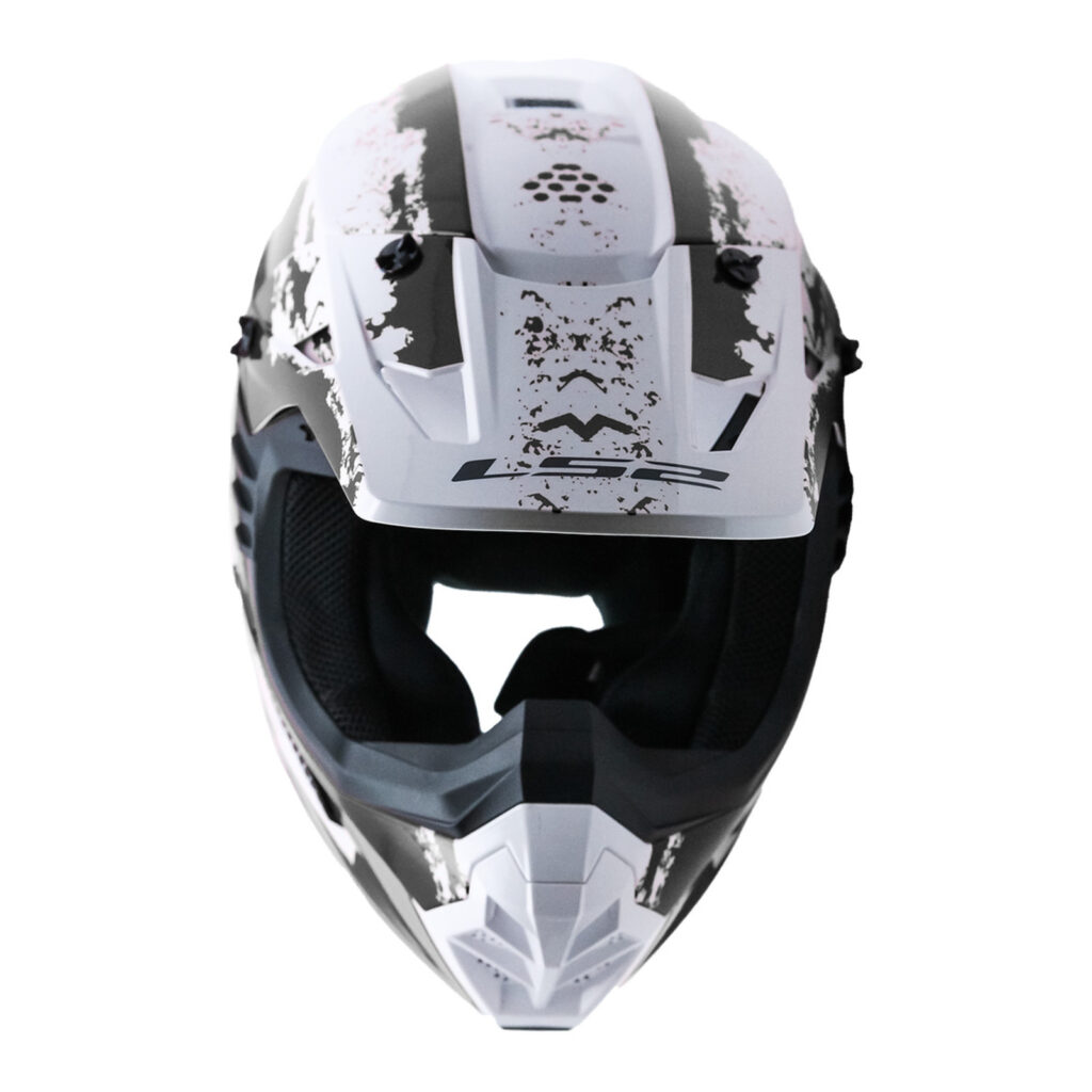 LS2 MX706 Coz Hyde Motocross Helmet Black / White