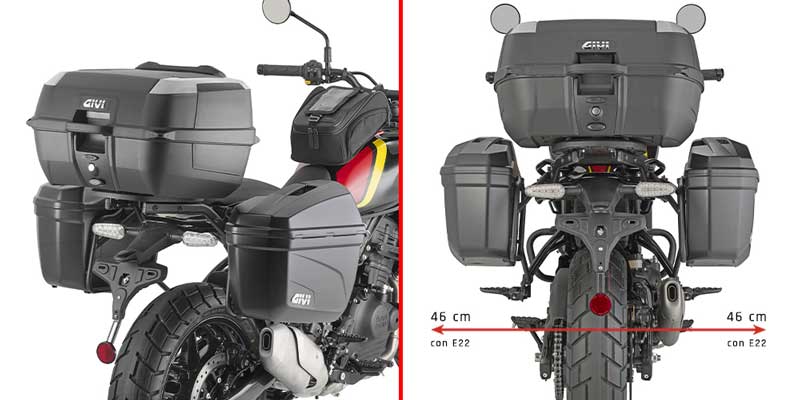 GIVI SIDE RACK MONOKEY ROYAL ENFIELD GUERRILLA 450'24-> E22/DLM30/WL900