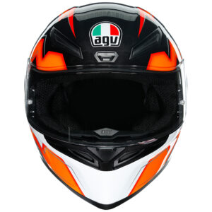 AGV K1 Road Helmet Kripton Black/Orange - Image 2