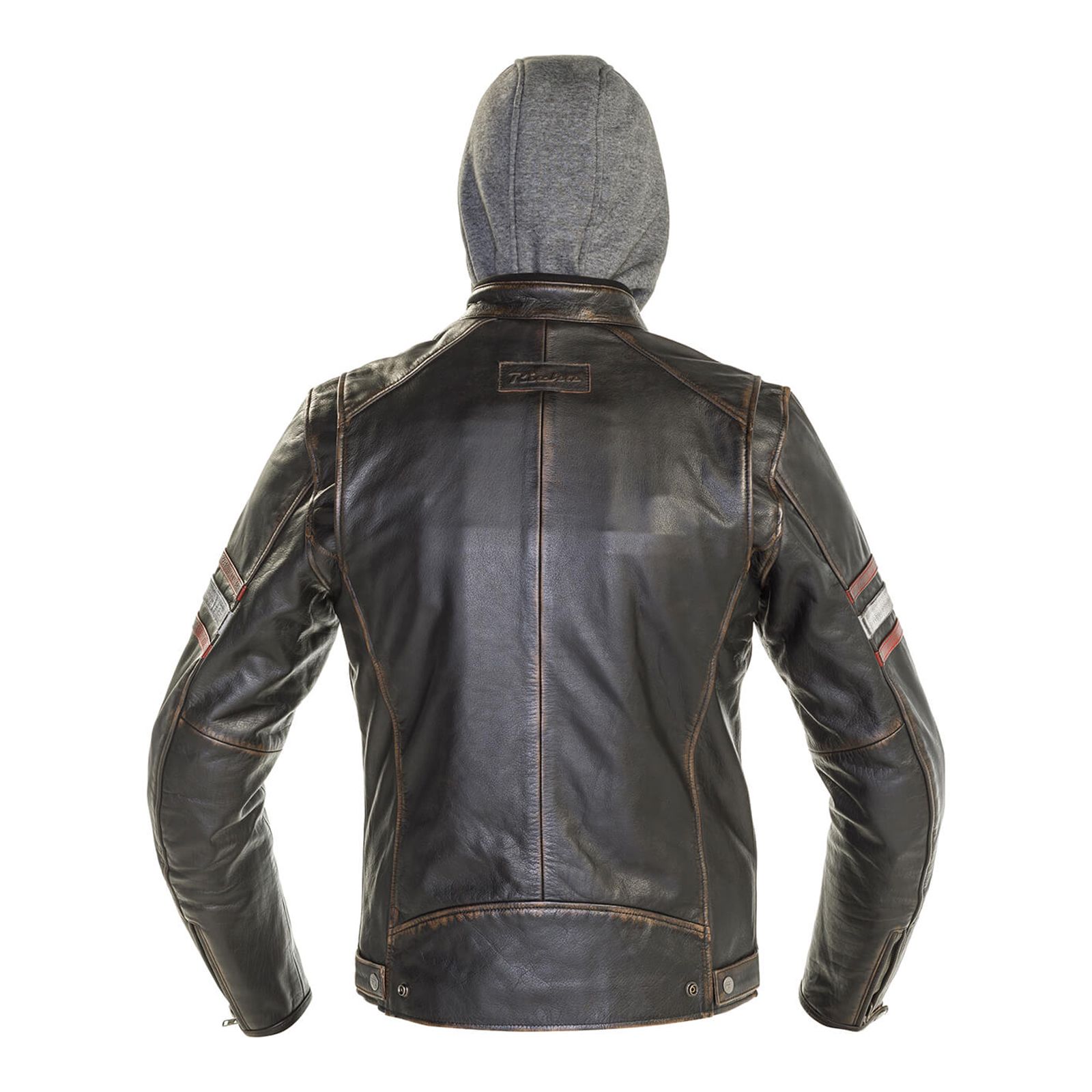 Road Jacket Richa Toulon 2 Leather Black/Red Larger - Image 2