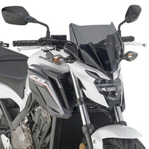 SCREEN HONDA CB 650 F '17-> SMOKED 28x36.5cm - Image 2