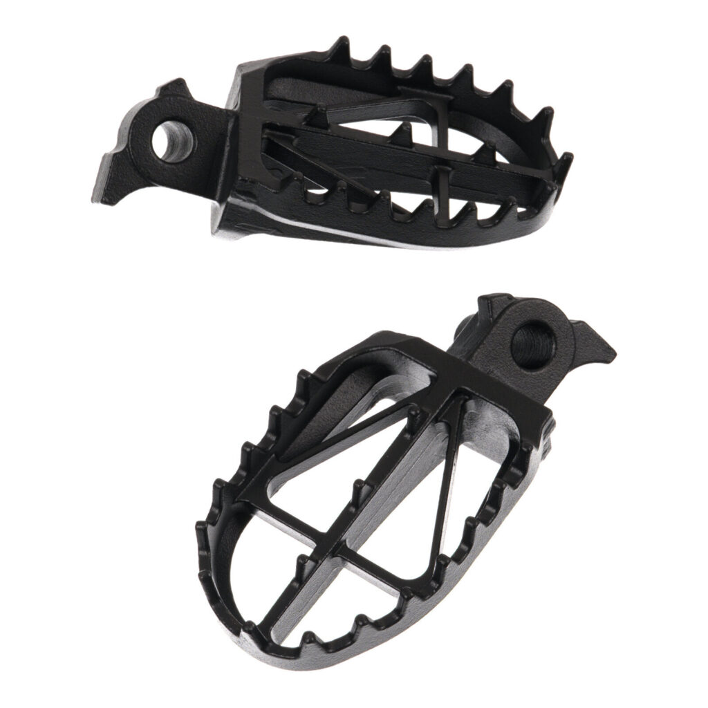 Zeta Wide Foot Pegs CrMo U-Wide YZ/WR250F/450F, YZ125/250 '99