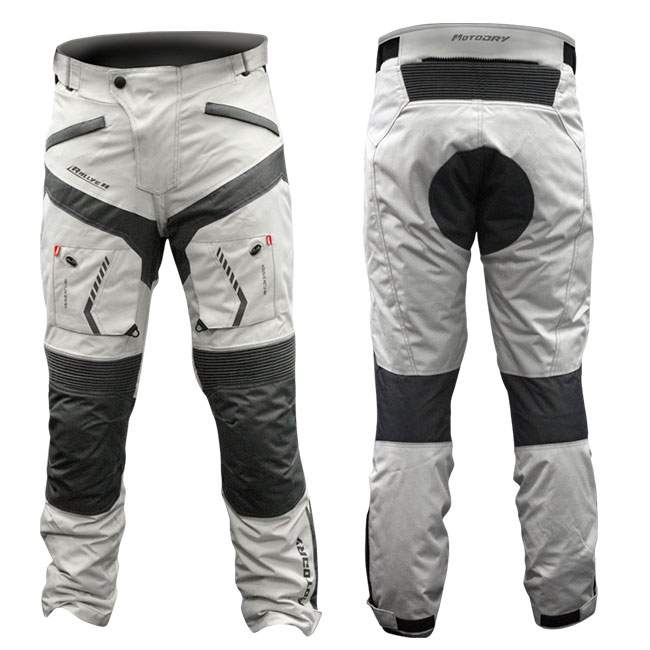 Motodry Rally 2 Grey/Black Adventure Pants