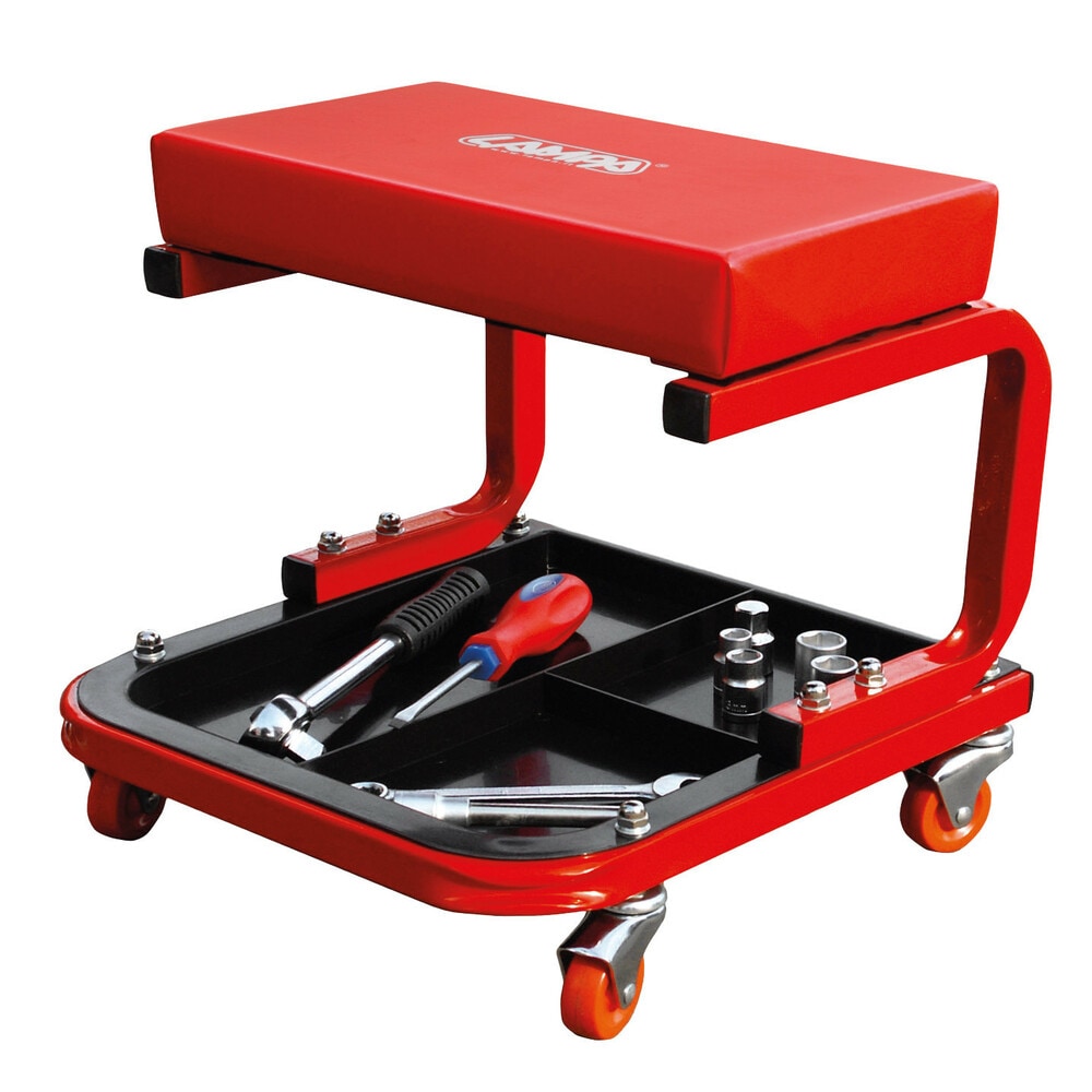 LAMPA RECTANGULAR WORKSHOP STOOL WITH TOOL TRAY