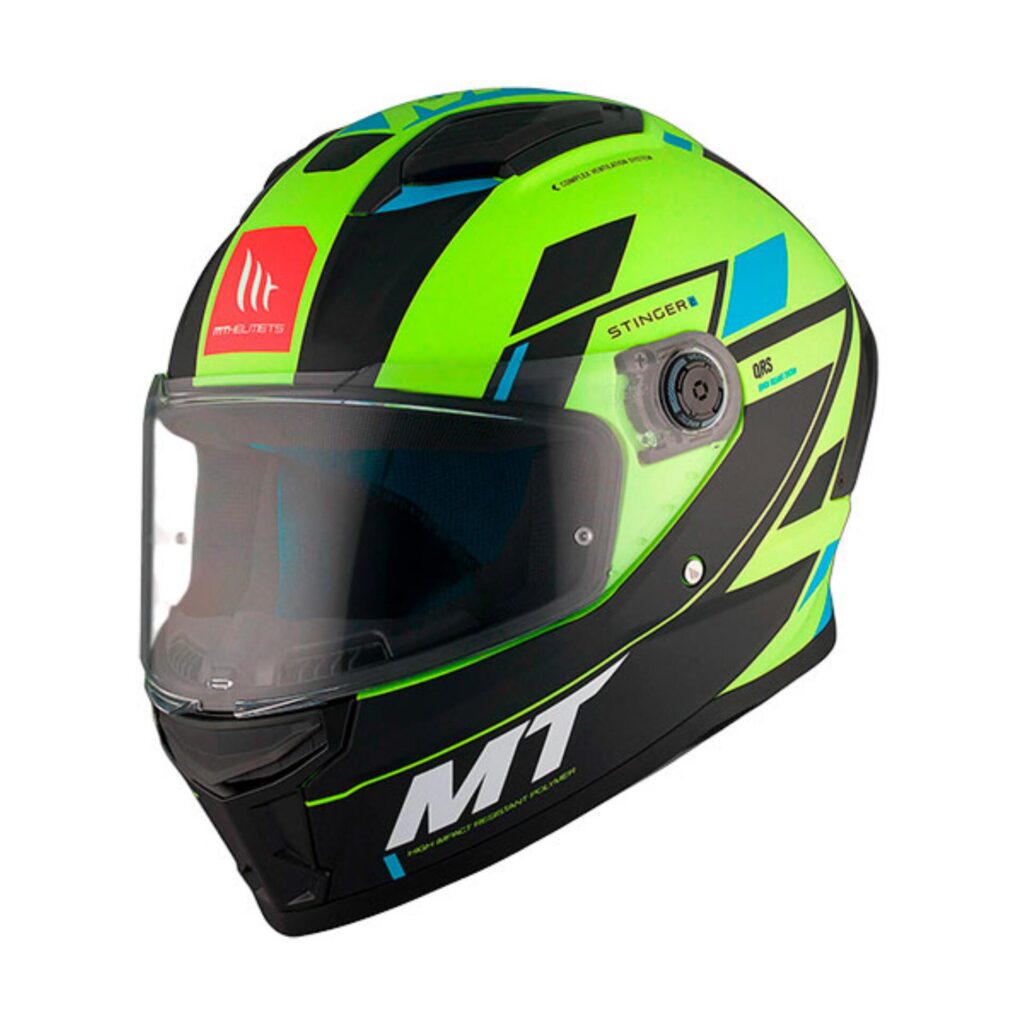 MT Stinger 2 Zivze Road Helmet Matte Fluro Yellow