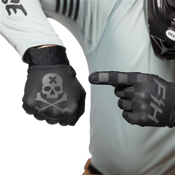 Fasthouse Vapor Reaper Motocross Gloves Black