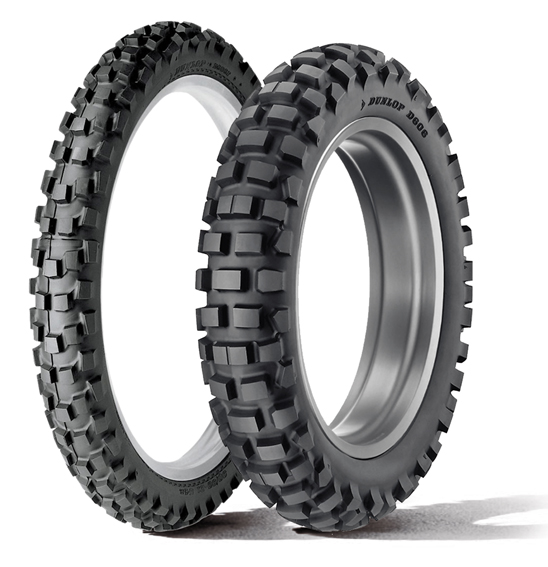 Rear Adventure Tyre Dunlop D606 Street Legal Knobbly 130/90x17