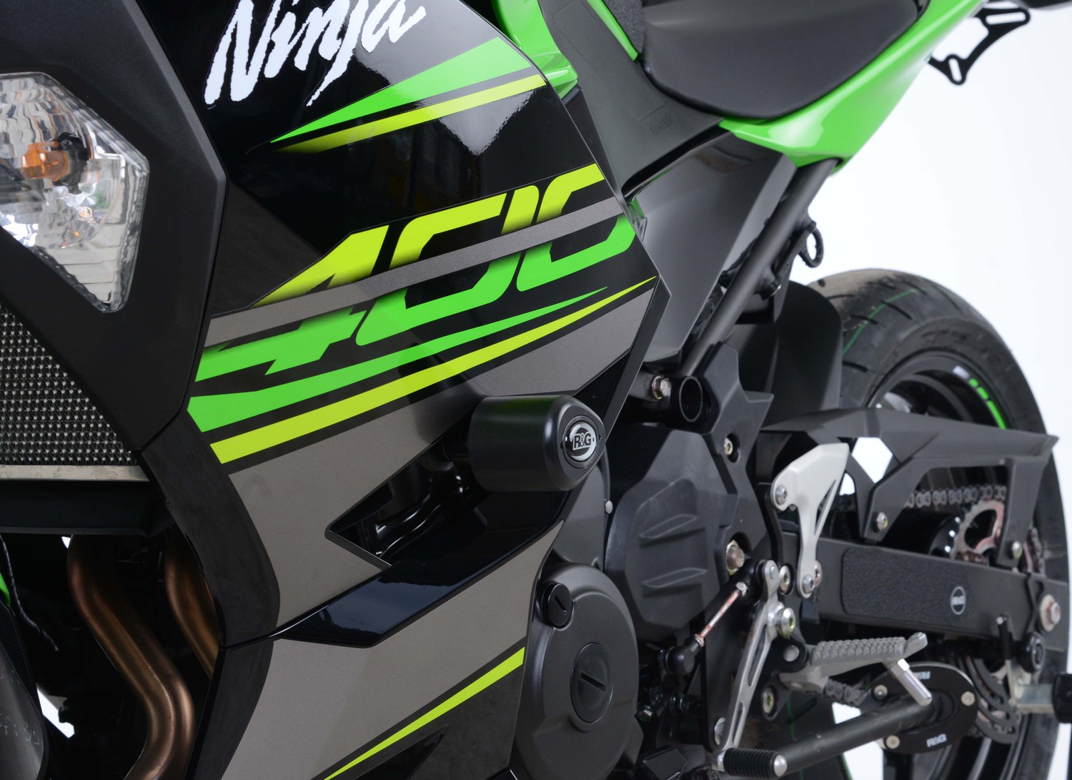 Crash Protection Bobbins R&G Kawasaki Ninja 400 2018- - Image 1