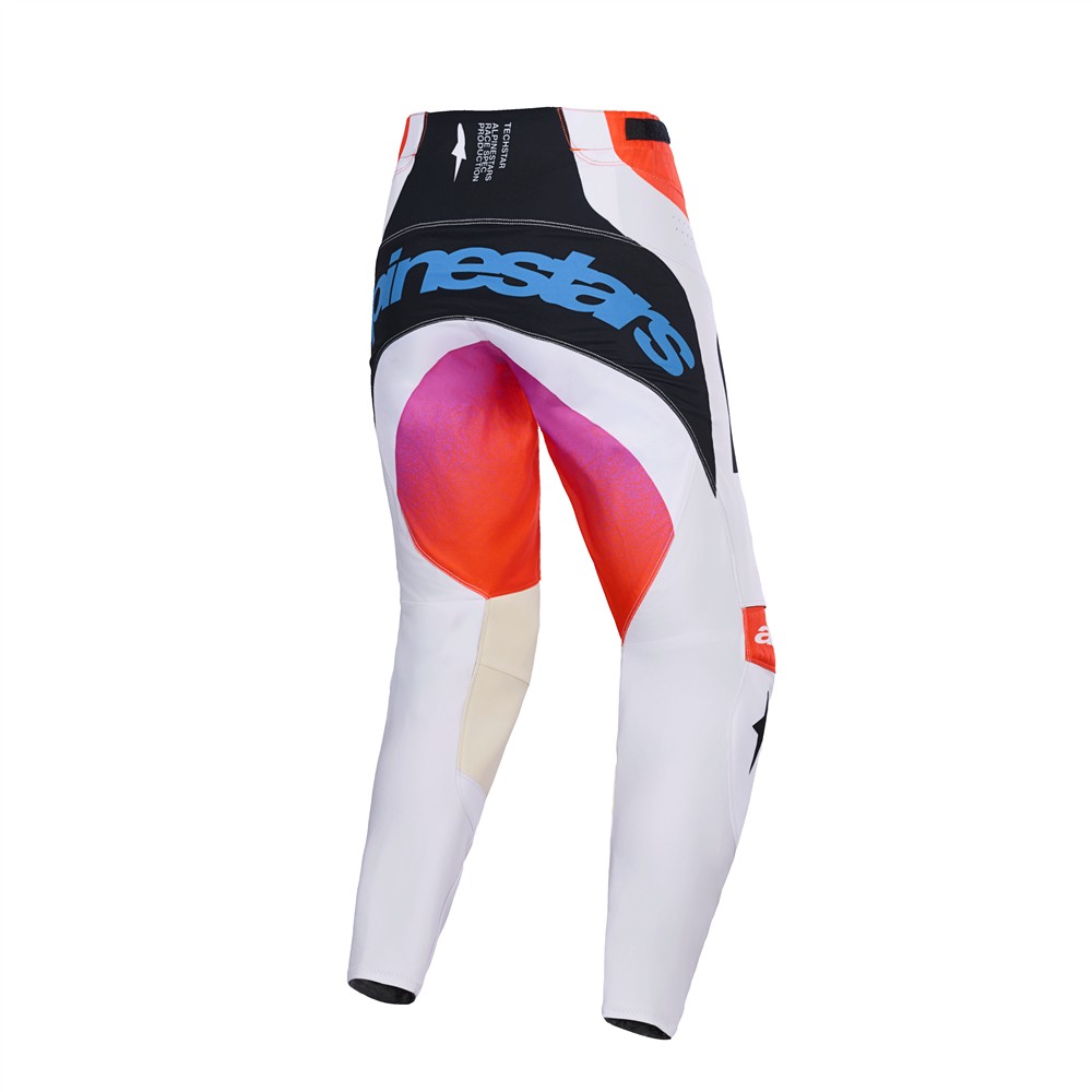 Alpinestars Techstar Knif Motocross Pants Light Gray/Orange Fluoro/Black