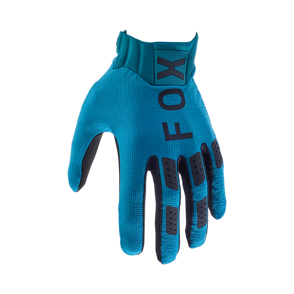 Fox Flexair Motocross Gloves Maui Blue