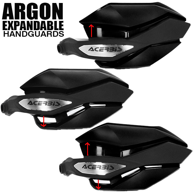 Acerbis Argon Road Bike Handguard Black