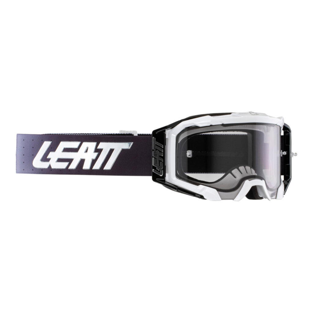 Leatt Velocity 5.5 Motocross Goggles White Light Grey 58%