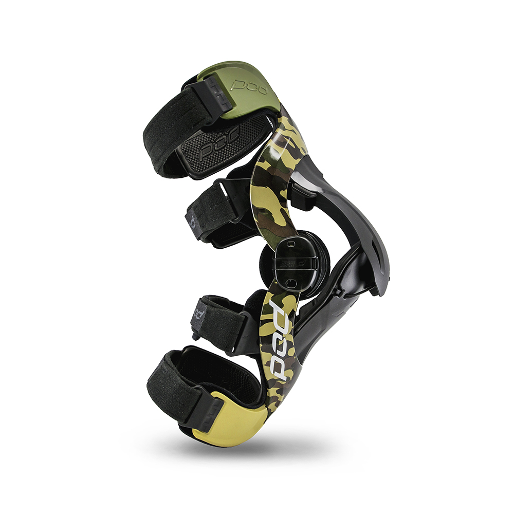 Pod K4 2.0 Knee Brace Pair Youth Camo