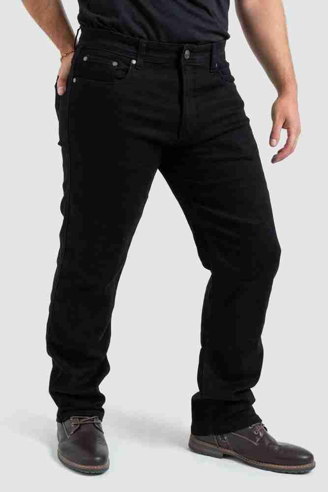 Resurgence Heritage Straight Jeans Short Leg Jet Black