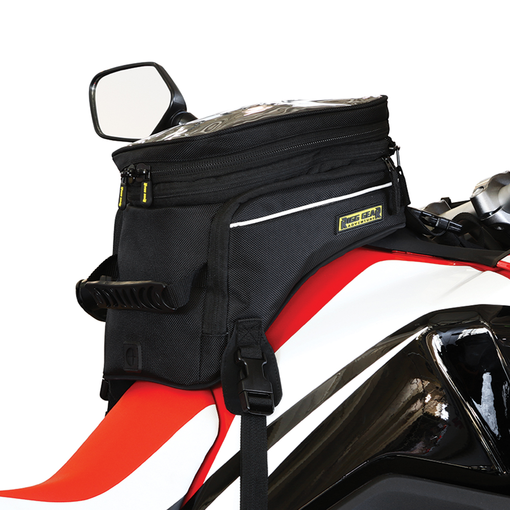 Nelson Rigg Trails End Adventure Tank Bag 12-16L Expandable Black