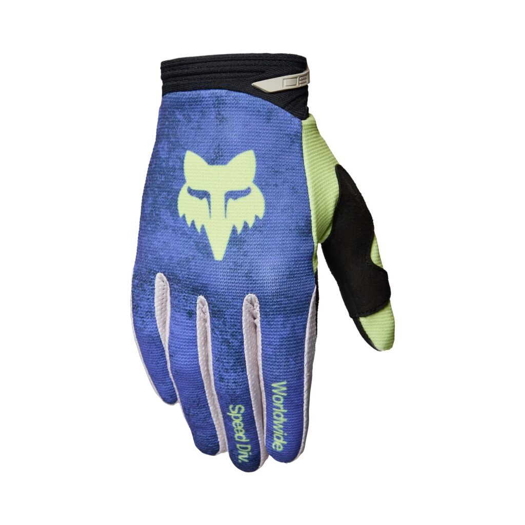 Fox 180 Awareness LE Motocross Glove Blueberry