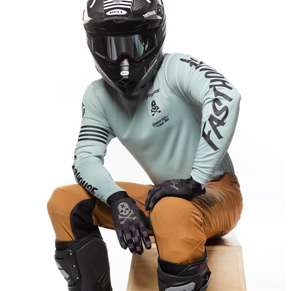 Fasthouse Grindhouse Knox Motocross Jersey Oceanic Mint