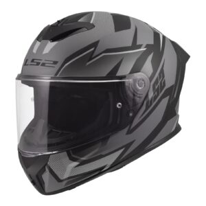 LS2 FF820 Rapid III Xtrem Road Helmet Black/Grey - Image 1