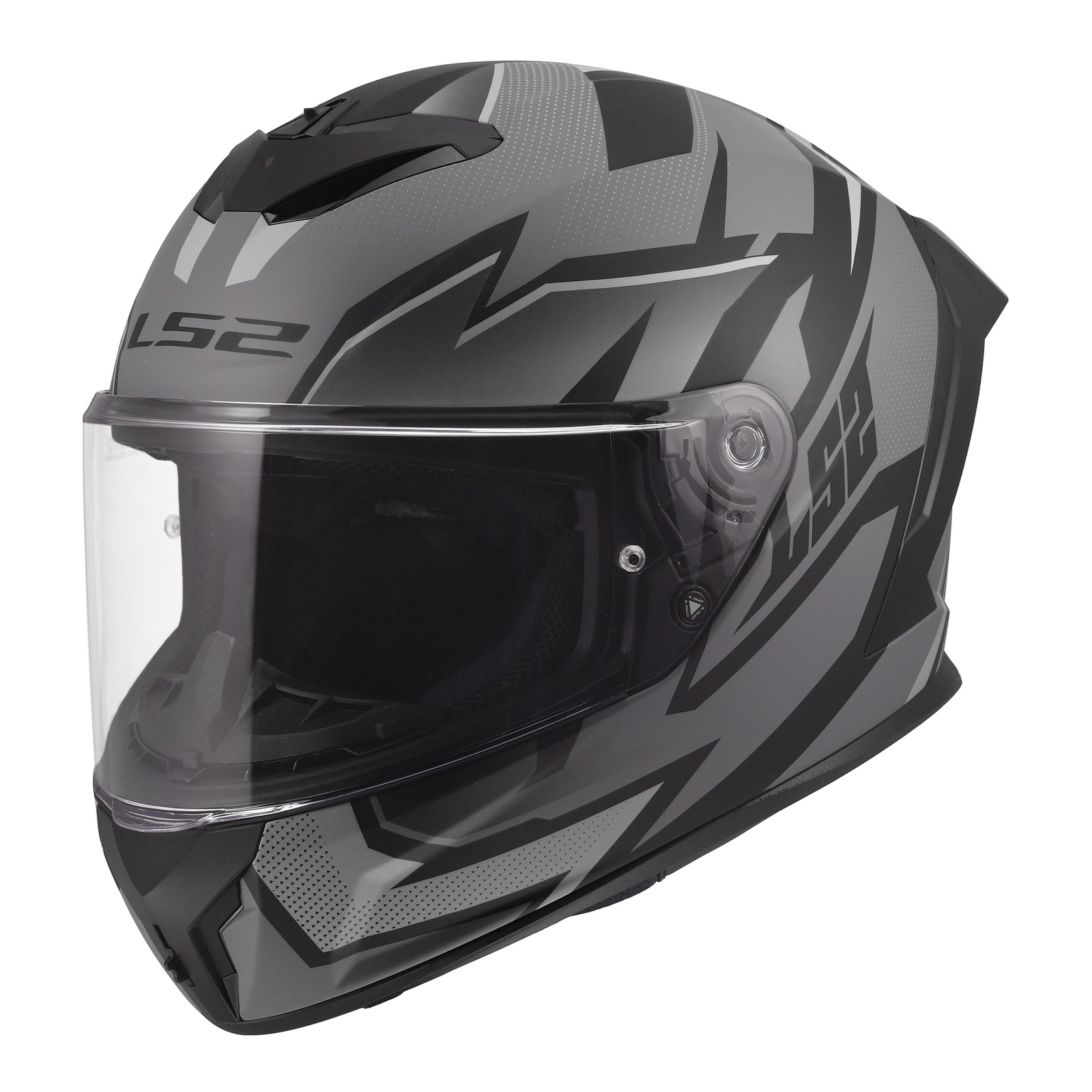 LS2 FF820 Rapid III Xtrem Road Helmet Black/Grey - Image 1