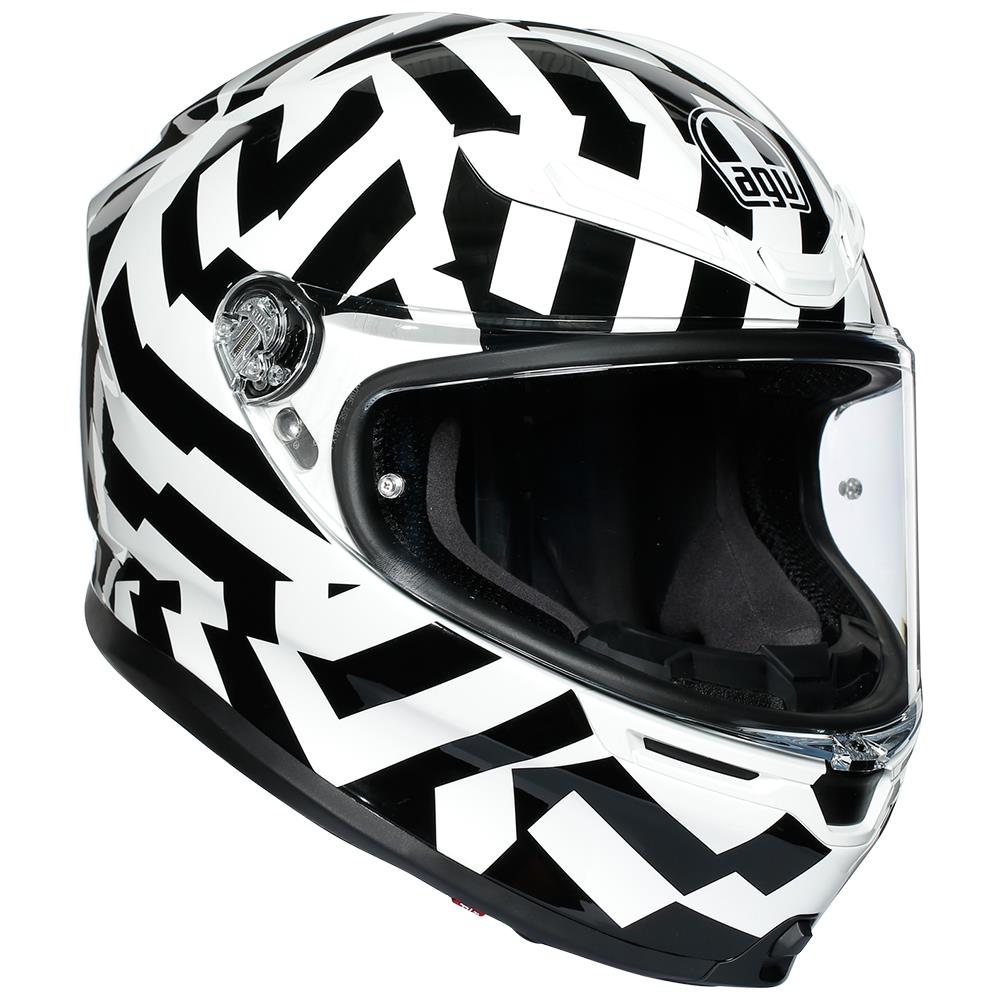 Road Helmet AGV K-6 Secret Black/White