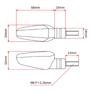 DRC 602 LED Flasher Lights (12V / Clear / Pair) - Image 6