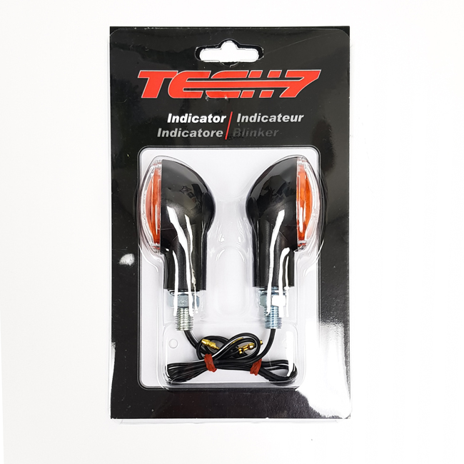 Cat Eye indicators short 66MM clear lens E-mark Tech7