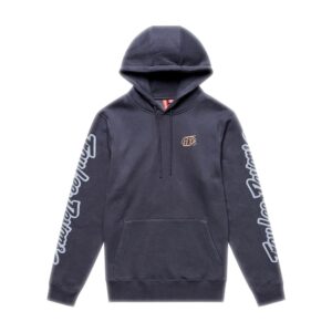 Troy Lee Designs Branded Pullover Hoodie Carbon - Image 2
