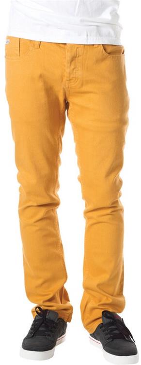 Etnies Slim Fit Denim Pants Gold
