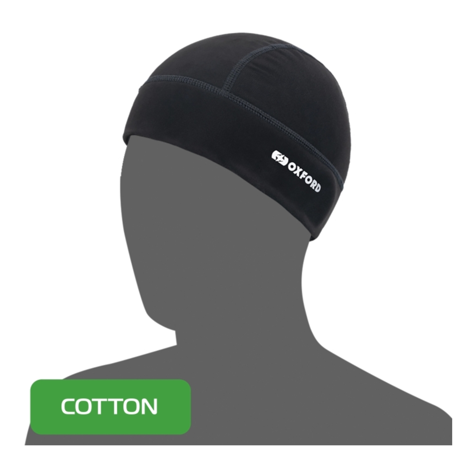 Oxford Skull Cap Cotton 2-Pack - Black - Image 1