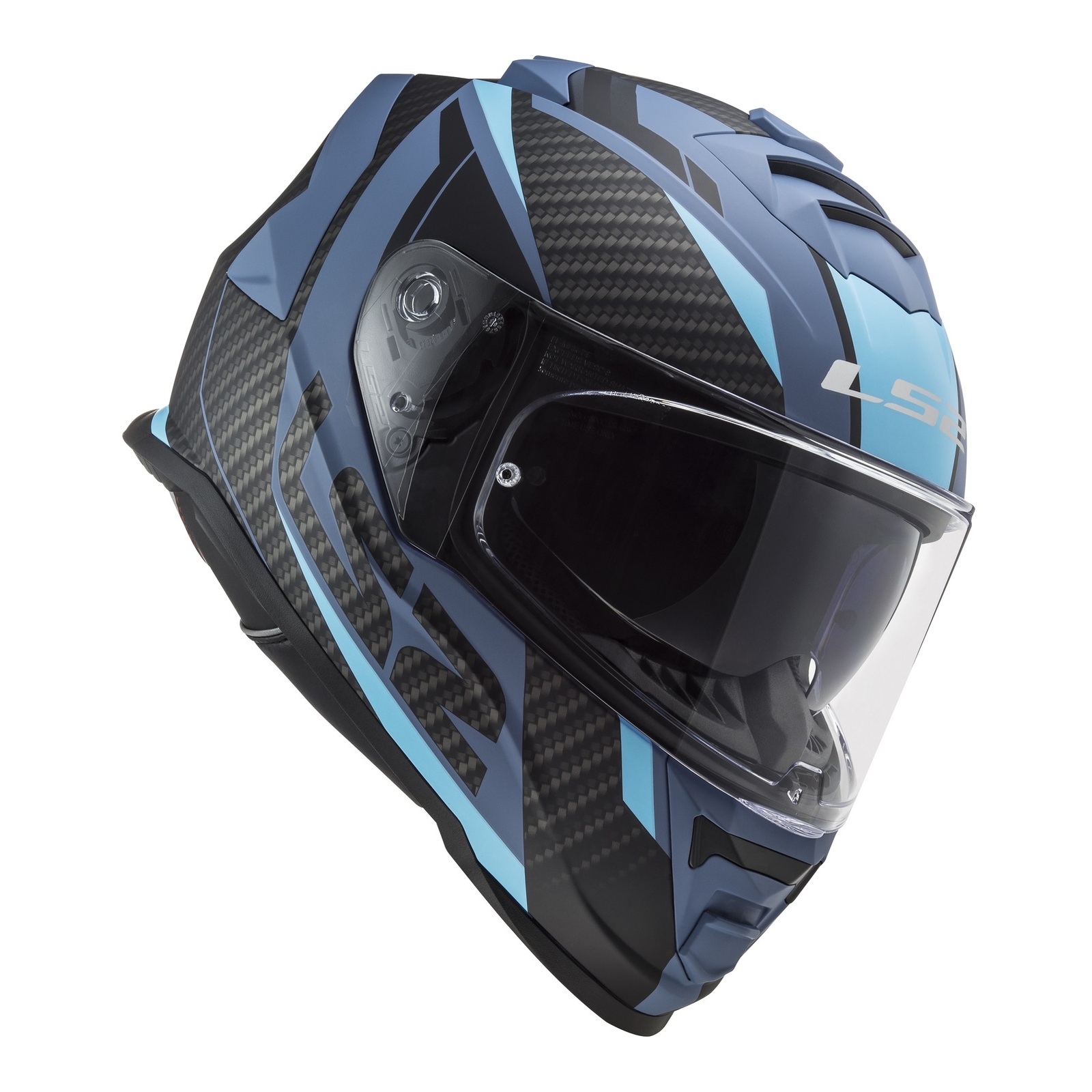 LS2 FF800 Storm II Racer Road Helmet Matte Blue - Image 2