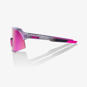 100% S3 Tokyo Night Sunglasses Purple Mirror Lens - Image 3