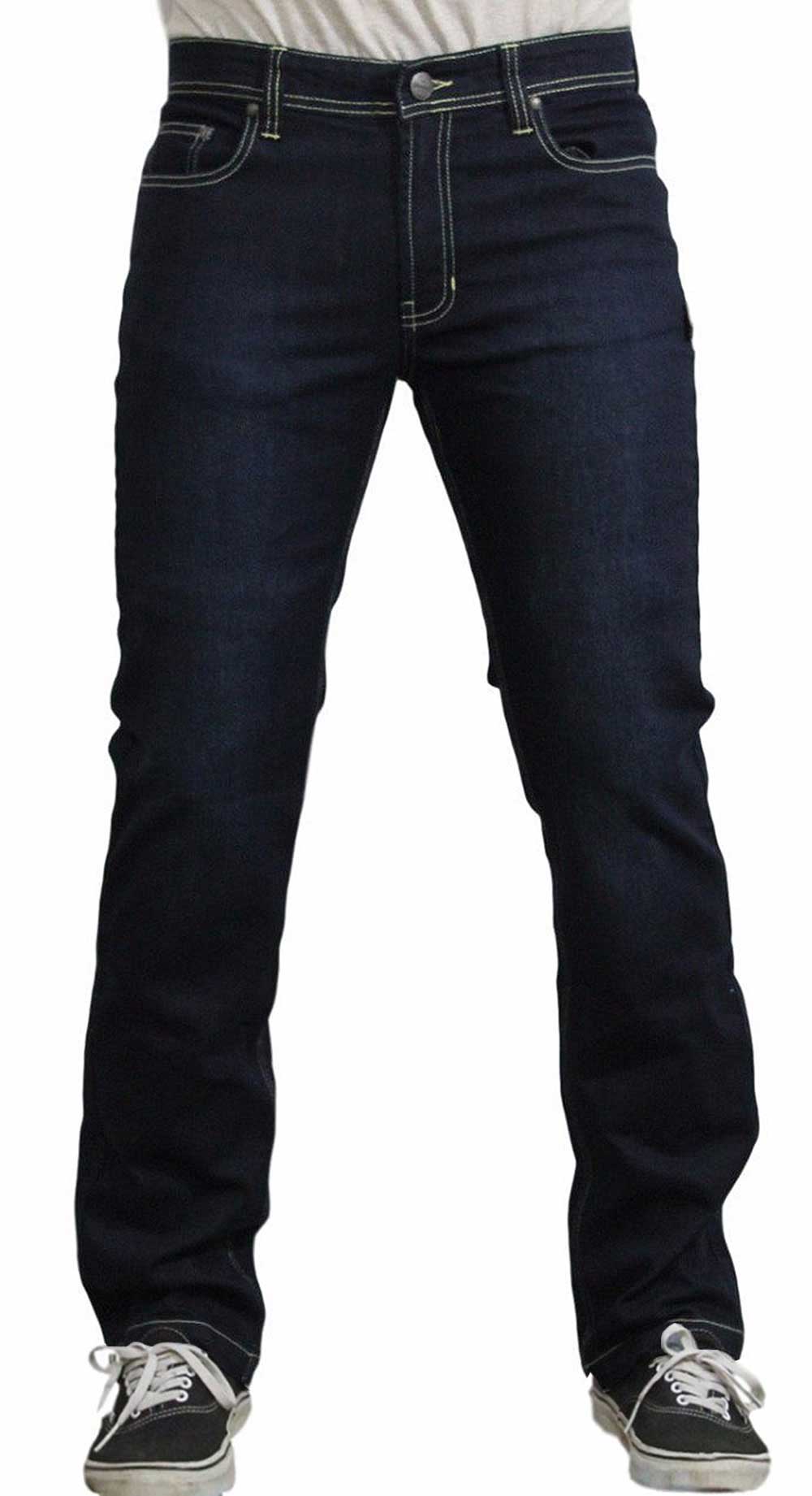 Resurgence New Wave Single Layer Slim Jeans Indigo Short Leg - Image 1