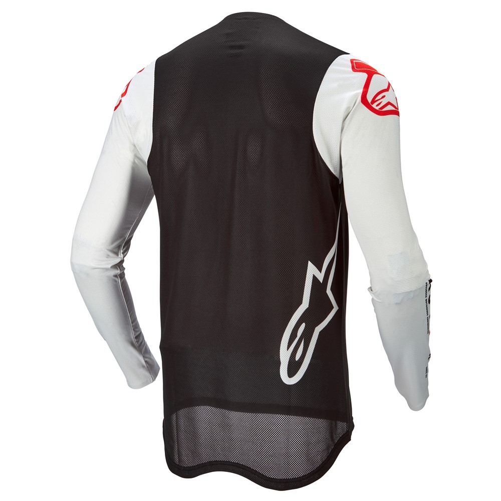 Alpinestars Supertech Foster Motocross Jersey White/Black/Red Fluoro
