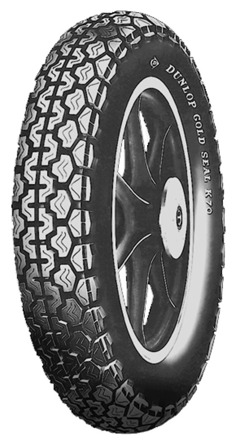 Rear Road Tyre Dunlop K70 Classic 350-19