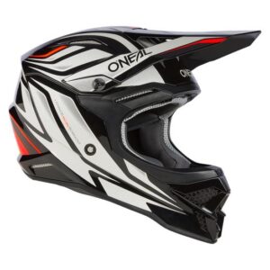 O'Neal 3SRS VERTICAL V.23 Motocross Helmet Black/White - Image 1