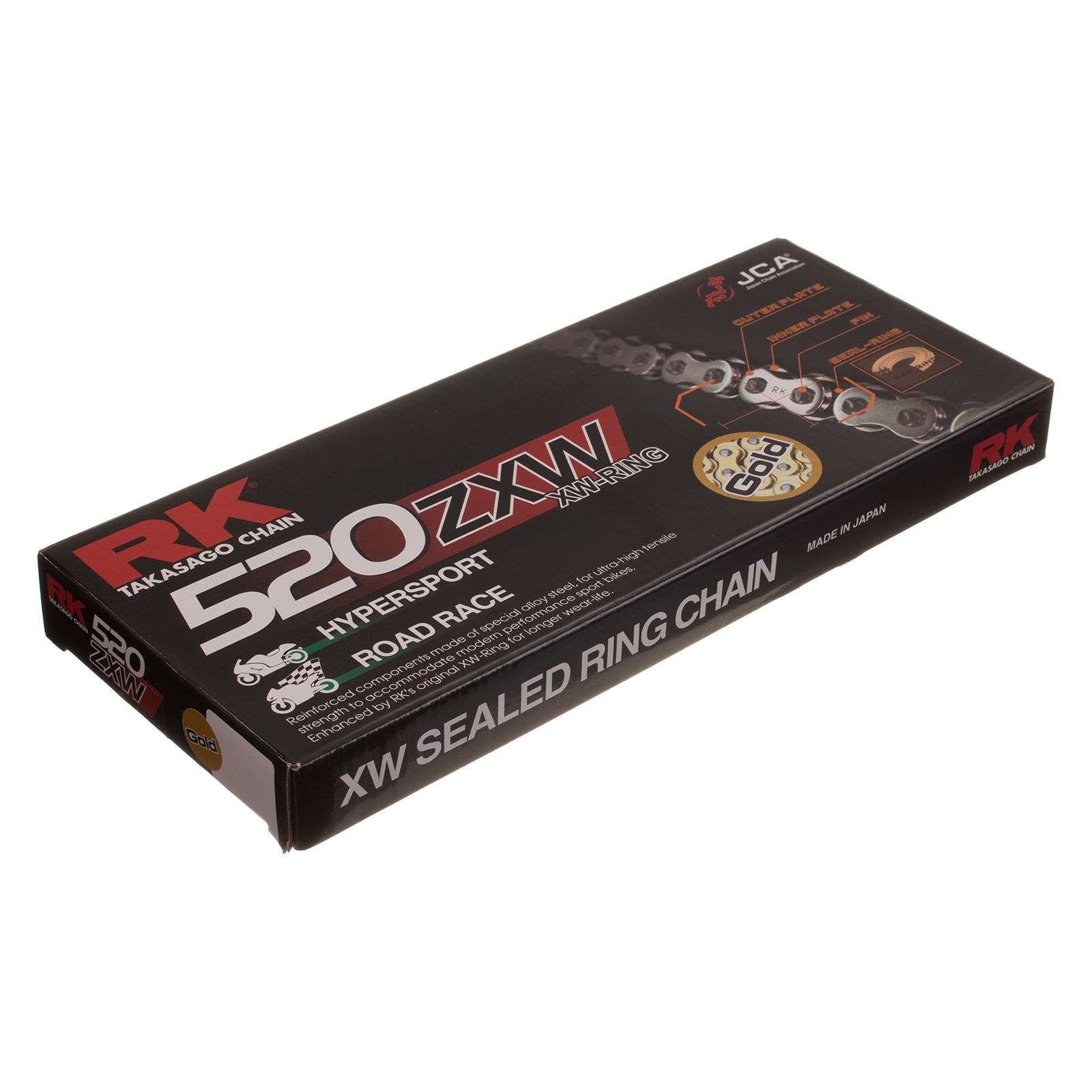 CHAIN RK GB520ZXW GLD x 120 XW-RING HYPERSPORT - Image 1